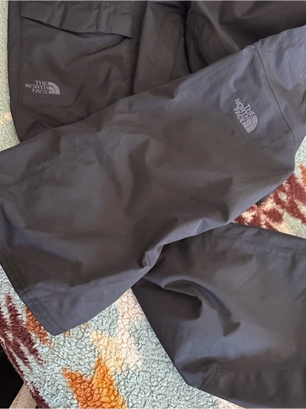 The North Face Men's Black Cargo Snow Pants